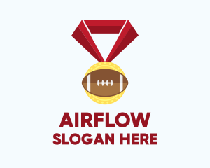 American Football Medal logo design