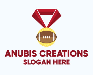 American Football Medal logo design