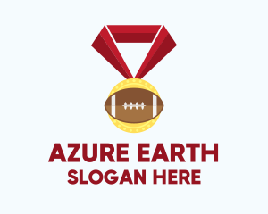 American Football Medal logo design