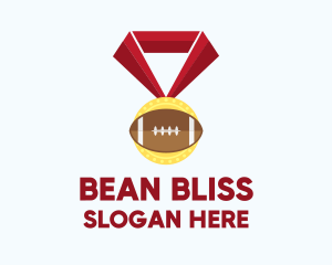 American Football Medal logo design