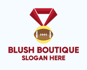 American Football Medal logo design