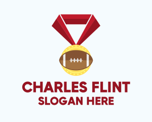 American Football Medal logo design