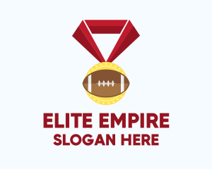 American Football Medal logo design