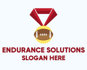 American Football Medal logo design