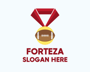 American Football Medal logo design