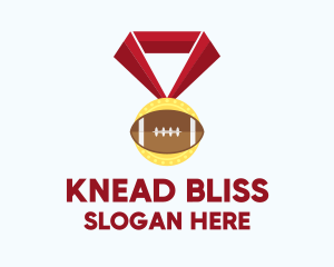 American Football Medal logo design