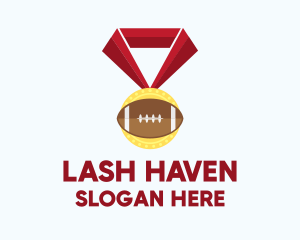 American Football Medal logo design