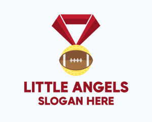 American Football Medal logo design