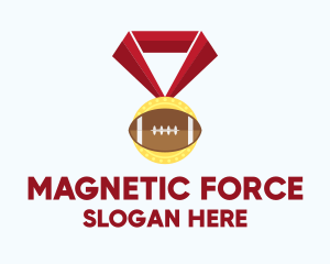 American Football Medal logo design