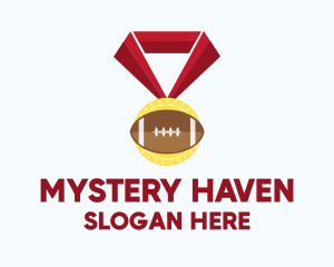 American Football Medal logo design