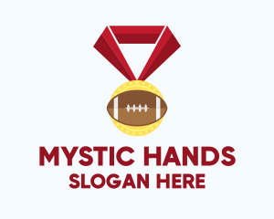 American Football Medal logo design