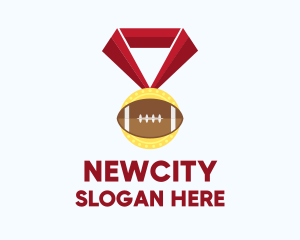 American Football Medal logo design