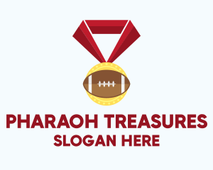 American Football Medal logo design