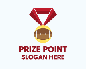 Prize - American Football Medal logo design