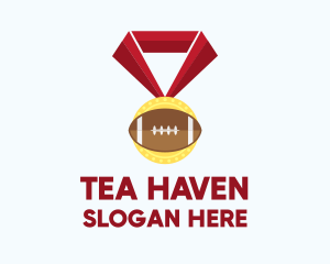 American Football Medal logo design