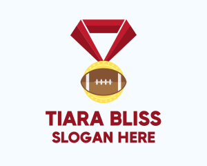 American Football Medal logo design