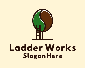 Ladder - Bean Tree Ladder logo design