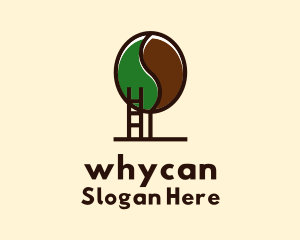 Coffee - Bean Tree Ladder logo design
