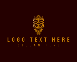 Cultural - Maori Cultural Mask logo design
