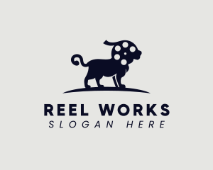 Reel - Lion Reel Studio logo design