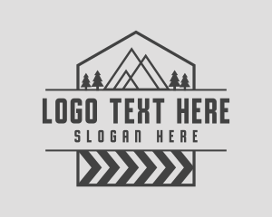 Travel Mountain Hiking Logo