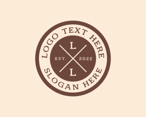 Corner Store - Hipster Business Badge logo design