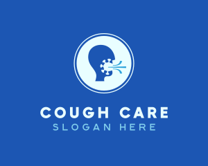 Cough - Viral Infection Transmission logo design