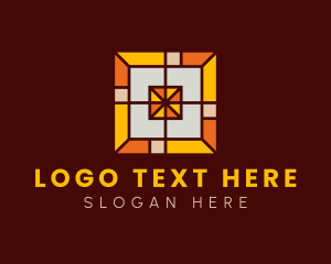 Interior Design - Floor Tile Installation logo design