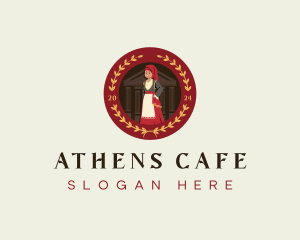 Traditional Greek Dancer logo design