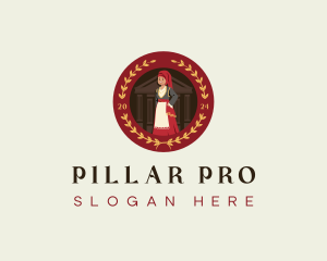 Traditional Greek Dancer logo design