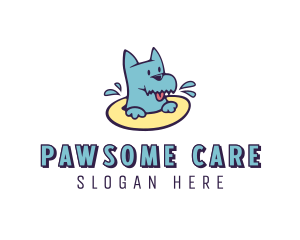 Shih Tzu Dog Veterinarian logo design