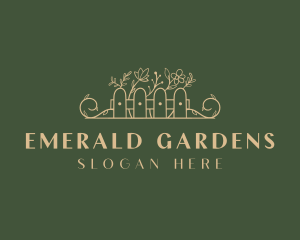 Flower Garden Fence logo design