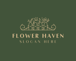 Flower Garden Fence logo design