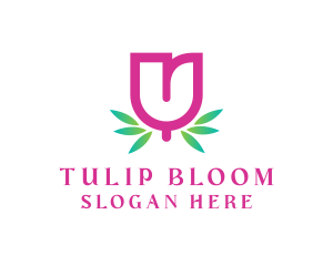 Tulip - Tulip Letter U logo design