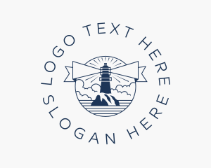 Beacon - Nautical Lighthouse Landmark logo design