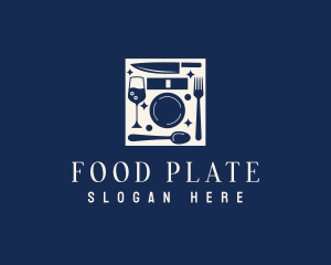 Plate - Gourmet Restaurant Utensils logo design