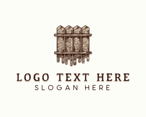 Vintage - Backyard Vintage Fence logo design