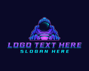 Cosmic - Cosmic Astronaut Game logo design