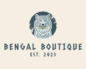 Tiger Beast Animal logo design