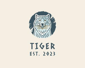 Tiger Beast Animal logo design