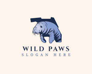 Florida Marine Animal logo design