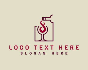 Wine - Infinity Wine Drink logo design