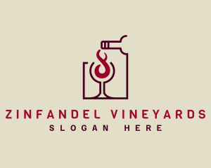 Infinity Wine Drink logo design