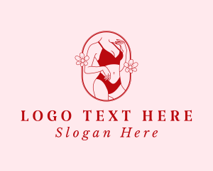 Intimate - Sexy Female Model logo design