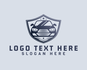 Transport - Automotive Car Shield logo design