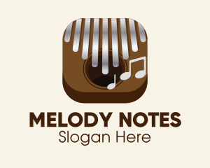 Notes - Kalimba Music App logo design