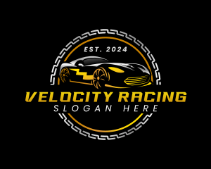 Car Auto Racing logo design