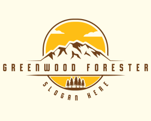 Mountain Forest Camper logo design