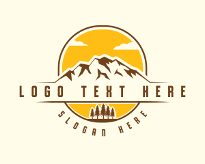 Mountain Forest Camper Logo