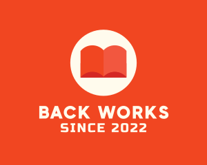 Orange Learning Book logo design